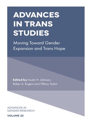 cover image of Advances in Trans Studies